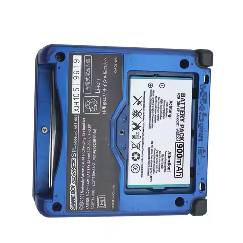 AGS-003 Lithium Battery 3.7V 900mAh Rechargeable for Nintendo GBA SP Gameing Console Game Boy Advanc