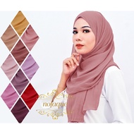 SHAWL CHIFFON CRUSH FRINGE