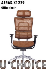 萬象行 - AERAS-X1229 (Orange) 韓國進口物料專業人體工學辦公椅 安全認證