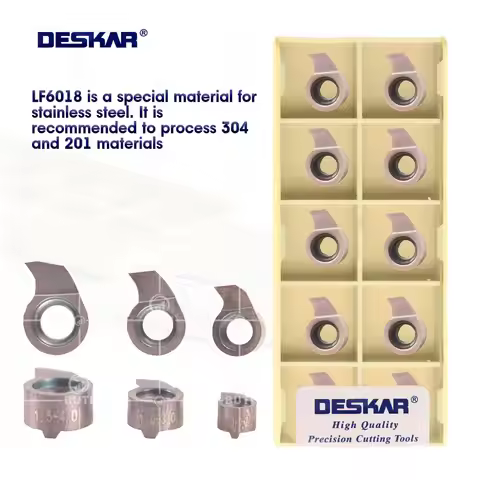 DESKAR 100% Original Comma Inserts MB05-150-2.8-D09 MB07-100-3.5-D12 MB09-100-4.0-D14 Lathe Machinin