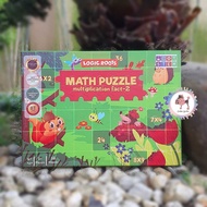LOGIC Roots Math Puzzle Multiplication Fact 2 Table Stem Toy