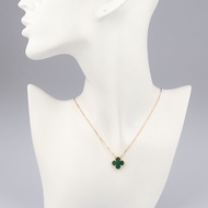 (Vca)Van Cleef Fankeyabao Vintage Alhambra750 Gold 41-47Cm Necklace