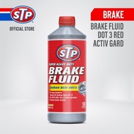 MERAH STP Brake Fluid DOT 3 Car Motorcycle 1 L RED
