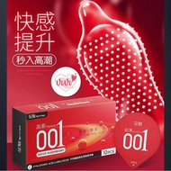 Vivi Dotted Condom Climax Delay Latex 10PCS Lubricated Hyaluronic Acid Large Granule Kondom Berduri 