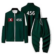 SG LOCAL 456 Number Game Role Player Costume Party Adult Cosplay Jacket Trouser Pants Set
