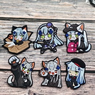 【Customized】Girls' frontline HK416 cute expression embroidered morale stamp 3D Velcro Patch /Badges/
