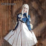 【Wetrose】 Violet Evergarden Violet Cosplay Costume Kostum Dress Set