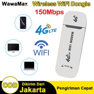 (BISA COD) Pocket WiFi 150Mbps 4G LTE USB Wireless Modem USB Network Card Universal Wireless Modem 4G WIF Router  / Dongle Kartu SIM Nirkabel 4G LTE Modem Kartu SIM Jaringan Lebar 150Mbps