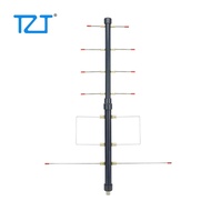 TZT HamGeek HG-U80 6-Element Yagi Antenna UHF 400Mhz-480Mhz Full-Band  Directional Antenna