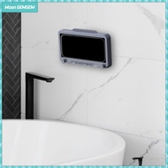 Moon GEMGEM Shower Waterproof Phone Case Easy Installation Hook Design Wall Phone Mount 360° Rotatable for Bathroom Wall Mirror Kitchen