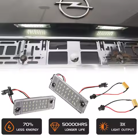 For Chevrolet Captiva 2006-2013 Opel Antara 2006-2017 Canbus Free Error LED Reverse License Plate Re