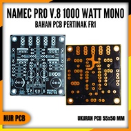 PCB Driver Power Amplifier Namec V8 New 1000W Mono 32-45VAC 5.5x5cm PA-007