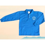 T-SHIRT UNIFORM SEKOLAH PERSATUAN PANDU PUTERI MALAYSIA BAJU UNIFORM BARU BIRU PANDU PUTERI LENGAN P