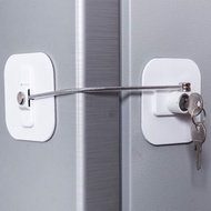 Fridge Lock,Refrigerator Locks,Freezer Lock with Key for Child Safety,Locks to Lock Fridge and Cabin