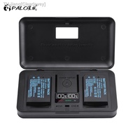 PALO LP-E12 LP E12 Battery Storage box /SD Interface /LCD Charger for Canon Rebel SL1 100D Kiss X7 EOS-M EOS M M2 EOS M10 M50 new brend Clearlovey