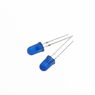100pcs LED 5MM Blue Luminous Blue Light Luminous Diode Blue Blue Blue Straight Plug