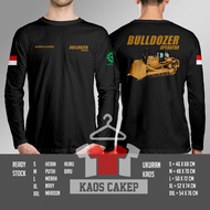 Bulldozer Operator CAT D8R T-Shirt Free Your Name Long Sleeve Distro Shirt