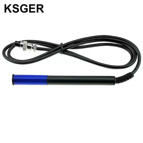 KSGER New T12 ABS Plastic DIY FX9501 Handle STM32 OLED Soldering Iron Station Pen Welding Tip Silico