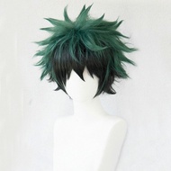 Wig/tóc giả cosplay Deku Midoriya - Học viện anh hùng: Boku no Hero màu xanh lá đen