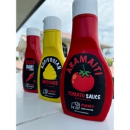 Borneo Overland Chilli / Tomato Ketchup / Mustard Sauce Camping BBQ Set