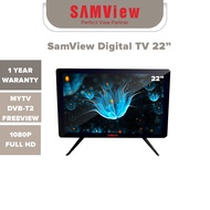 SAMVIEW 22" Led Tv FullHd with Mytv DVB T2