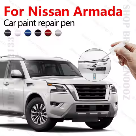 For 2004-2025 Nissan Armada Car Paint Repair Pen Paint Scratch Repair Accessories White QAC Silver K