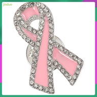 Ribbon Pin Breast Wired Brooch Lapel Women Awareness  jinduo
