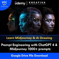 Midjourney Video Course-Prompt Engineering with ChatGPT 4 & Midjourney 1000+ prompts | Learn Midjour