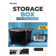 ROOMY 85/125L STORAGE BOX WITH WHEELS | KOTAK SIMPANAN RODA | STORAGE ORGANISER | KOTAK PENYIMPANAN 