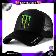 StarsSeller Topi Trucker MONSTER ENERGY Premium - Topi Pria Dewasa - Topi Pria Original Asli - Topi 