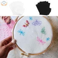 12 Pcs Aida Cloth 14 Count - 3 Sizes (White/Black) Cotton Embroidery Fabric for Cross Stitch & Washa