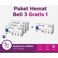 Binar Mart - Philips 5W LED 6500K