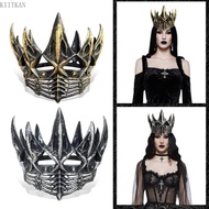 KIIK King Crowns Royal King Crowns King Prince Crowns Halloween Cosplay Costume Photo Booth Props Ro