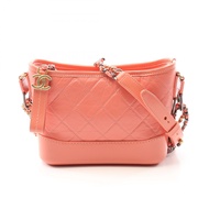 【二手】香奈兒 Gabrielle de Chanel 小號 Hobo 單肩包 A91810 珊瑚粉紅皮革 Gabrielle de Chanel 鏈條單肩包