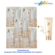 30pcs The history of whoo cheongidan Radiant Soft Foam Cleanser 2ml