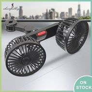✿cheerfulhigh✿ 12V/24V Car Powerful Fans USB Charging Electric Car Cooling Fans for Auto Sedan ✿