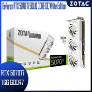 ZOTAC 索泰 GAMING GeForce RTX 5070 Ti SOLID CORE OC White Edition 顯示卡