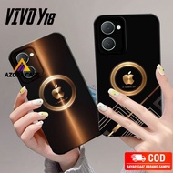 HP [SHARK CASE] LATEST VIVO Y18 4G 2024 Softcase Apple Logo Motif - Vivo Y18 Casing - Vivo Y18 Case 