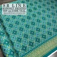 Kain Songket Printed SB Line Cotton Lavenzi Lavinzi Silk De Japan Kain Pasang Exclusive Bidang 45