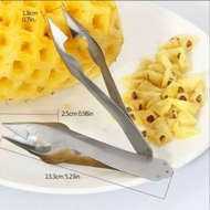 Alat Pencubit Mata Nanas Stainless Steel Pineapple Pembersih Pengupas