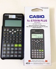 Máy tính casio fx570vn plus 2nd hàng chính hãng bảo hành 7 năm