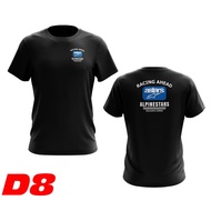 D8 BAJU MOTOR RIDE ALPAN DESIGN RACING SUPERBIKE RARE KAIN COTTON