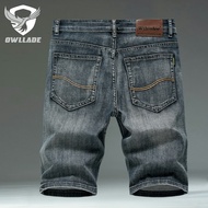 OWLLADE Denim Cargo Jeans Pants for Men 866 in Blue Grey Stretchable