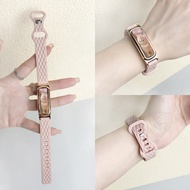 Leather Pattern Silicone Strap for OPPO Band 1 Smart Bracelet Replacement Watchband Oppo Band Watch 