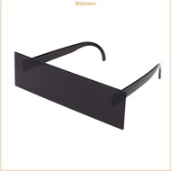 WRC Black Pixilated Mosaic Sunglasses Spectacle Glasses Party Costume Props Novelty Toy Funky Holida