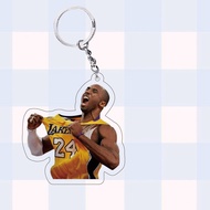 Love Recommendation NBA Kobe star keychain Lakers Merchandise Acrylic keychain Student Schoolbag Pen