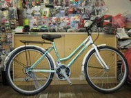 【冠鑫自行車】吉安達 Zianta 26吋 18速 代步車 登山車 贈品 摸彩 通勤車 學生車 一般腳踏車 綠/白 高雄