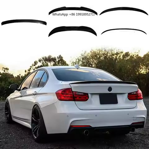 Hot Sale Carbon Look F30 Spoiler M4 P PSM M3 Style Rear Boot Lip Trunk Tail Wing Rear Spoiler for BM
