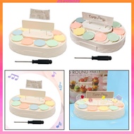 [Kloware2] Carousel Cupcake Holder Turntable Cupcake Display Stand 360 Degree Automatic Rotating Pla