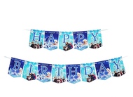 Banner Ulang Tahun Motif Frozen / Banner Happy Birthday / Banner HBD Frozen / Banner Ultah Anak